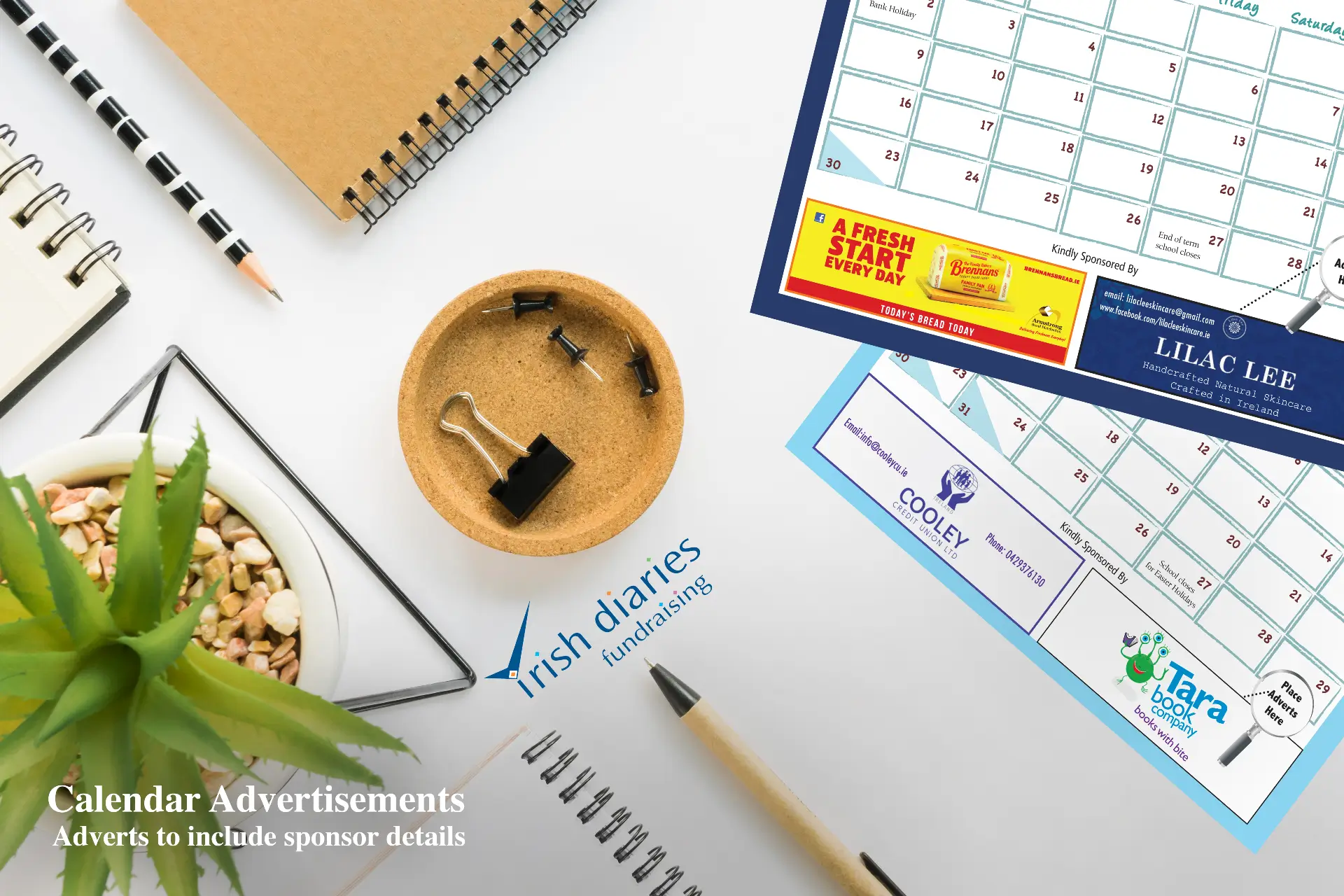 Fundraising Calendars Advertisement
