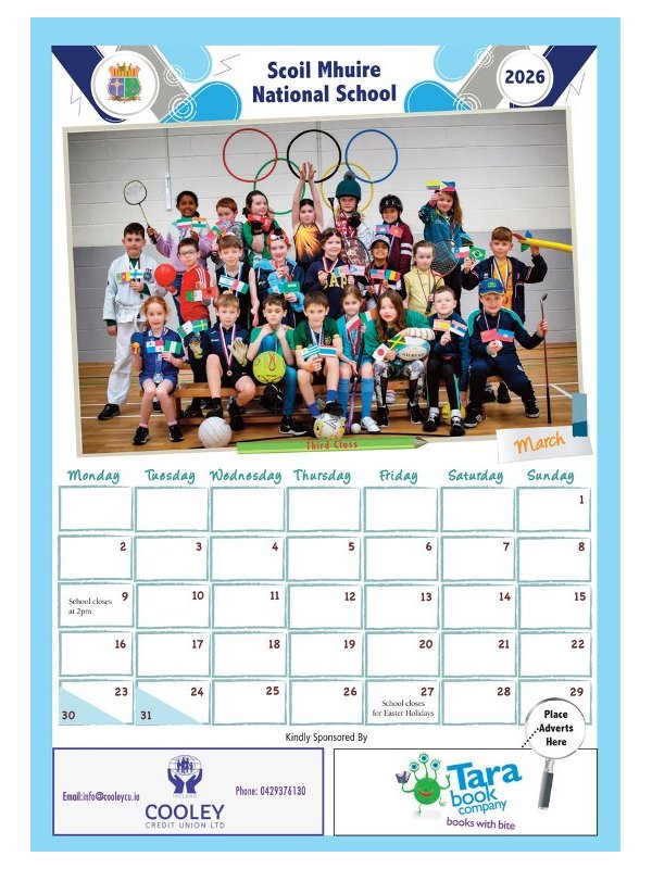 Fundraising Calendar